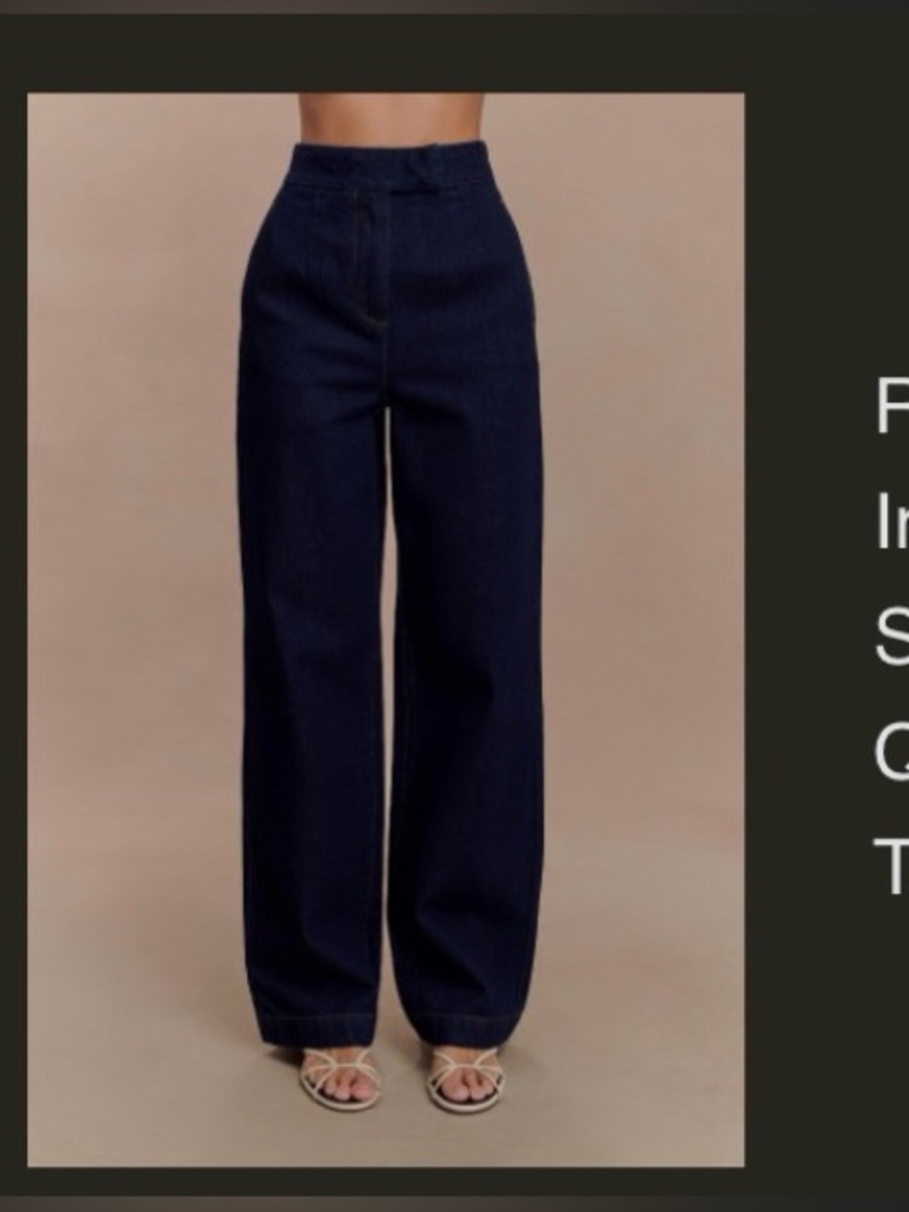 Meshki Rayne Wide-Leg Pants in Indigo Blue